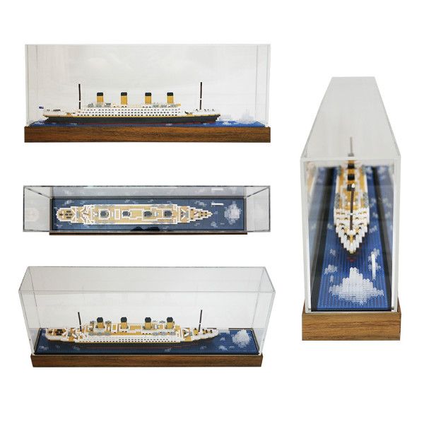 กรอบกล่องใส่ของสะสมโมเดลเรือ